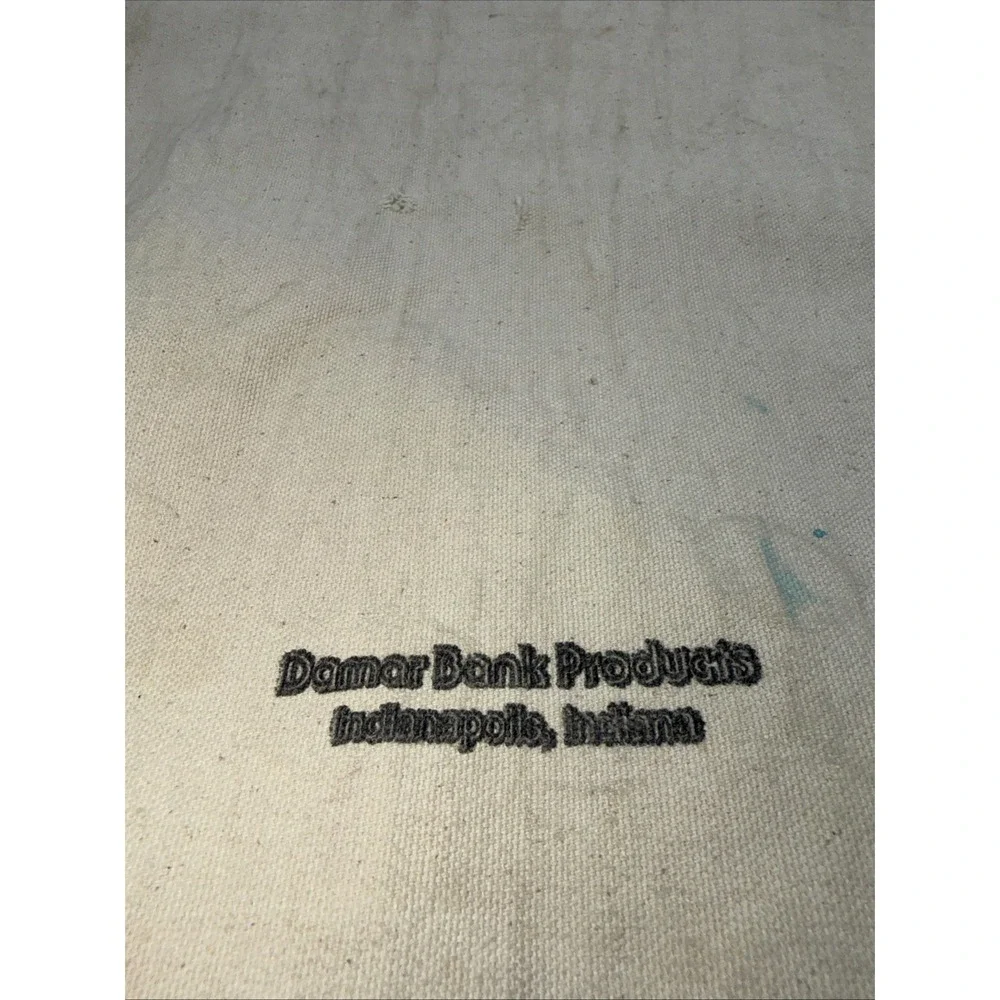First American Bank Rare Vintage Canvas Money Deposit Bag 13